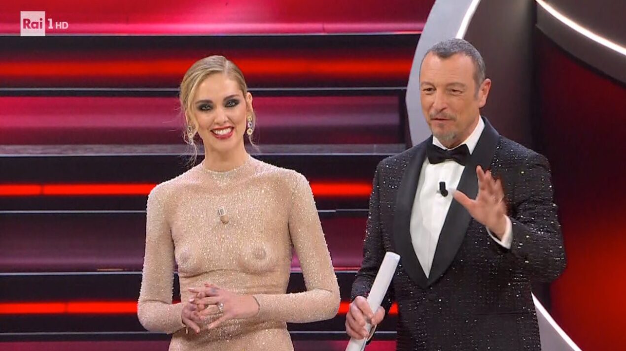 Amadeus vorrebbe puntare nuovamente su Chiara Ferragni, e lei?