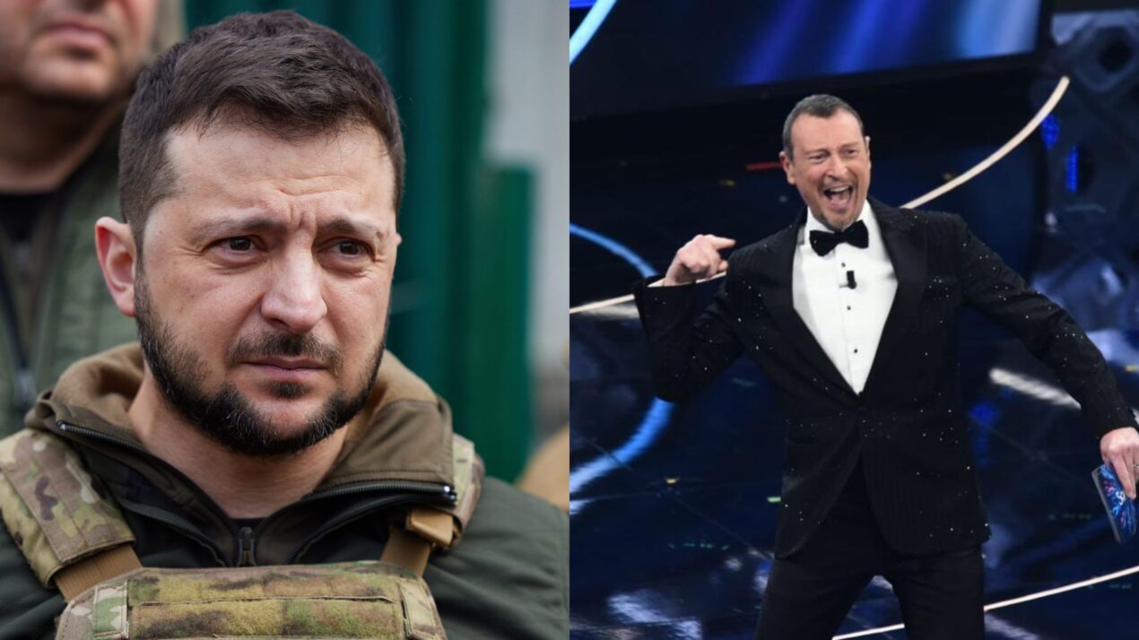 Amadeus svela a che ora Zelensky parlerà a Sanremo 2023