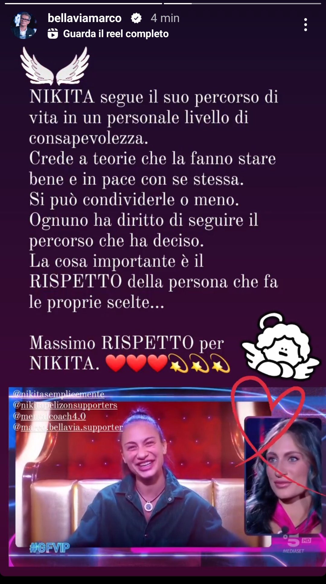Marco Bellavia - storia - Nikita Pelizon