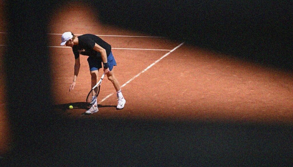 jannik sinner allenamento roland garros 2023