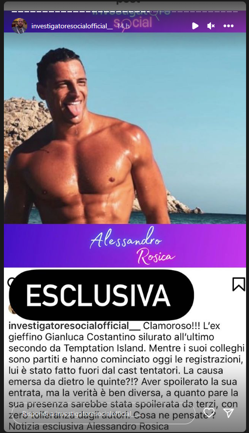 Gianluca Costantino temptation island