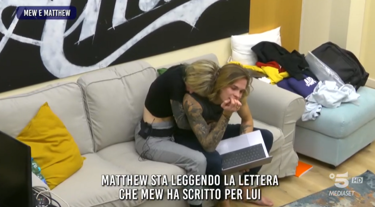 Matthew rischia, con Mew lettere e promesse: "Hai cambiato il modo in cui vedo il mondo"
