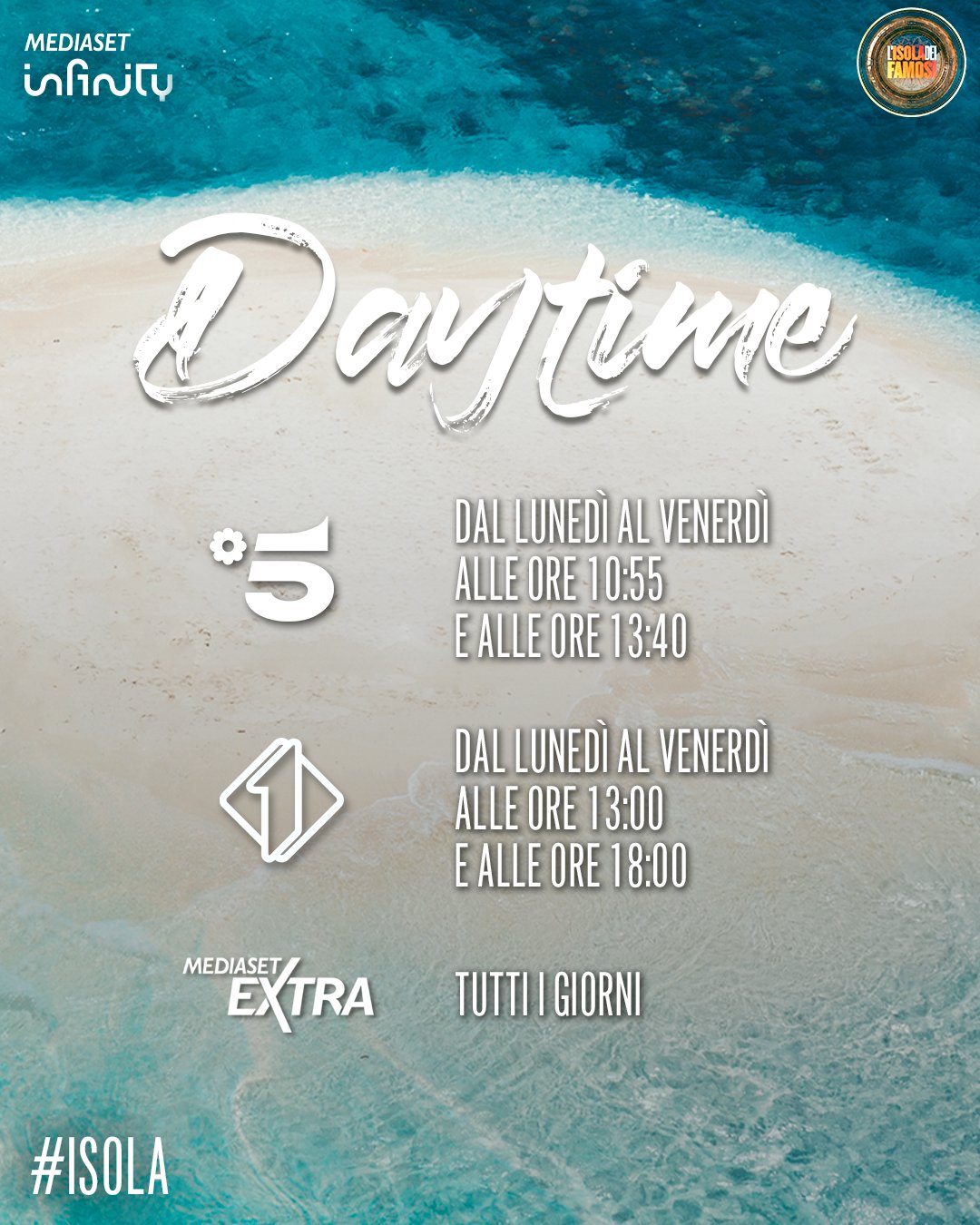 Daytime Isola dei famosi 2024