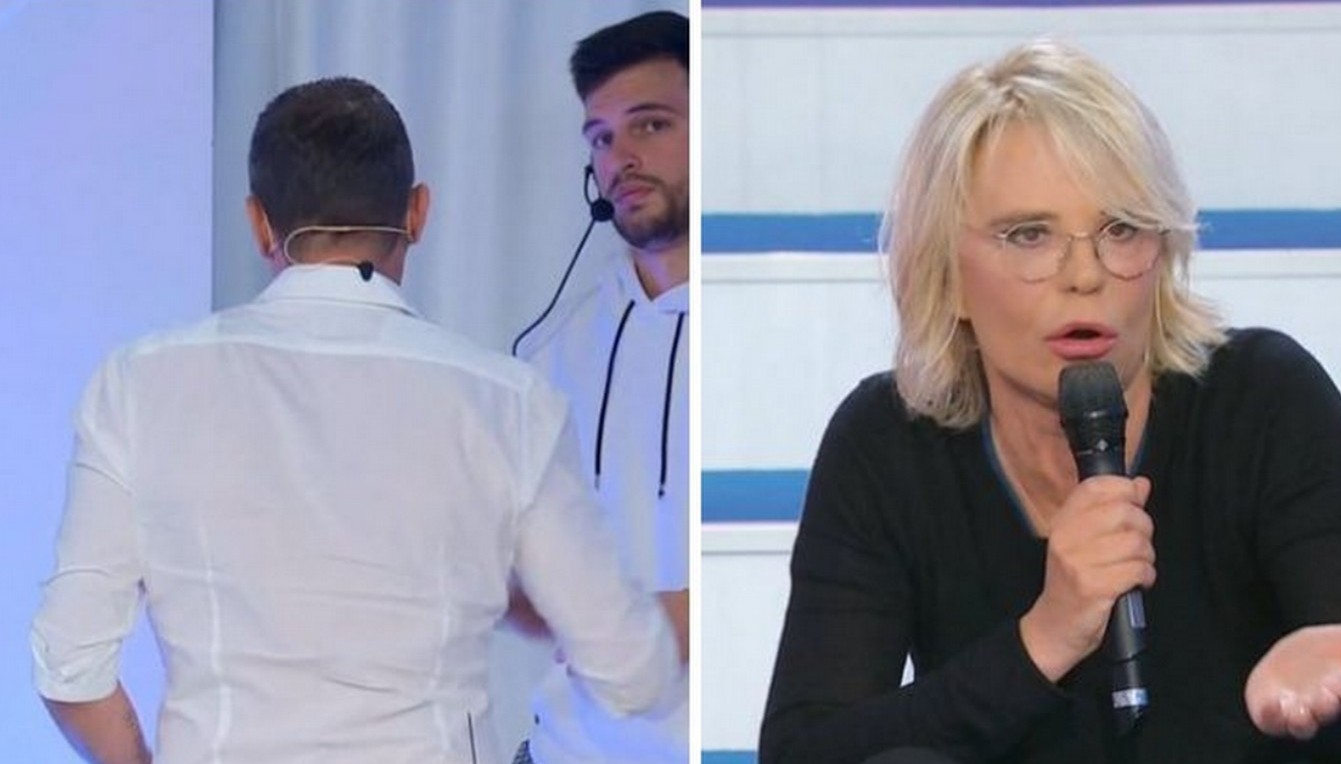 maria de filippi attacca guido lui sbotta e va via da uomini e donne caate