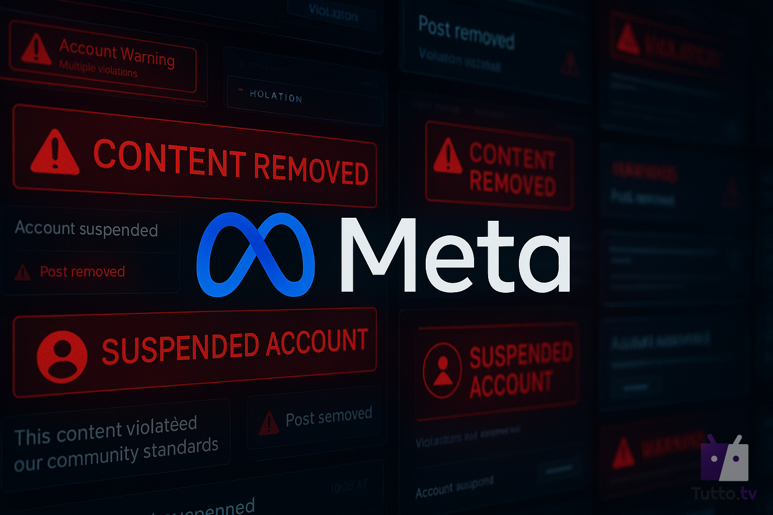 Profili social di Fabrizio Corona rimossi: Meta svela il motivo