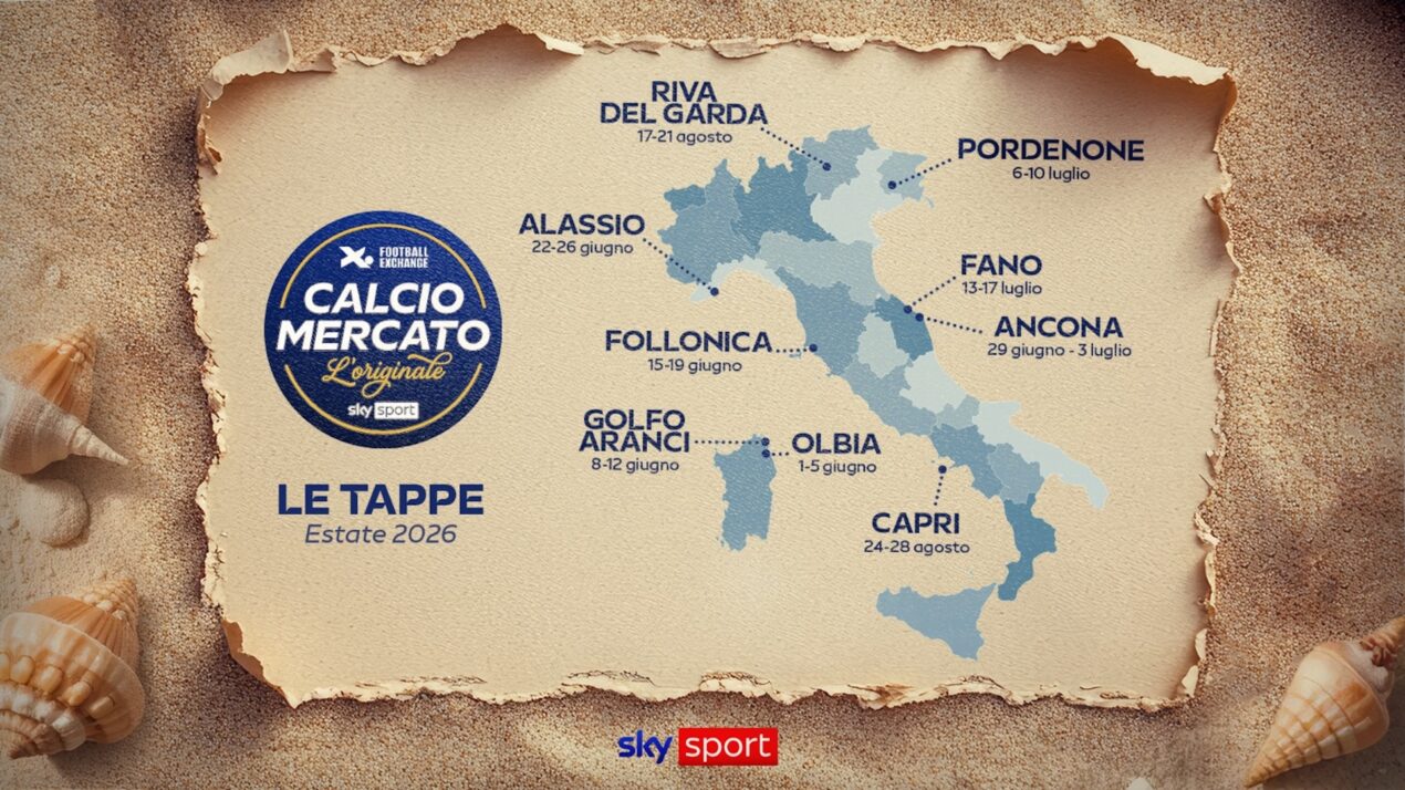 Torna Calciomercato – L'Originale: nove tappe da Olbia a Capri