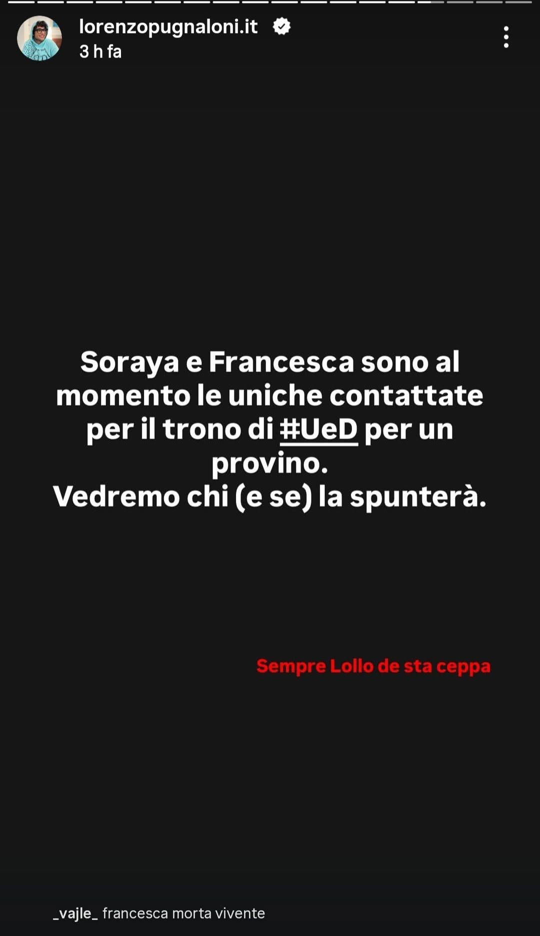 Due ex Temptation Island Trono UeD