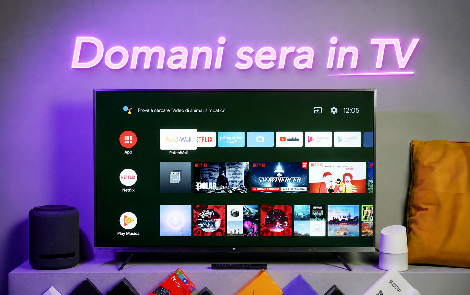Domani sera in tv ttv
