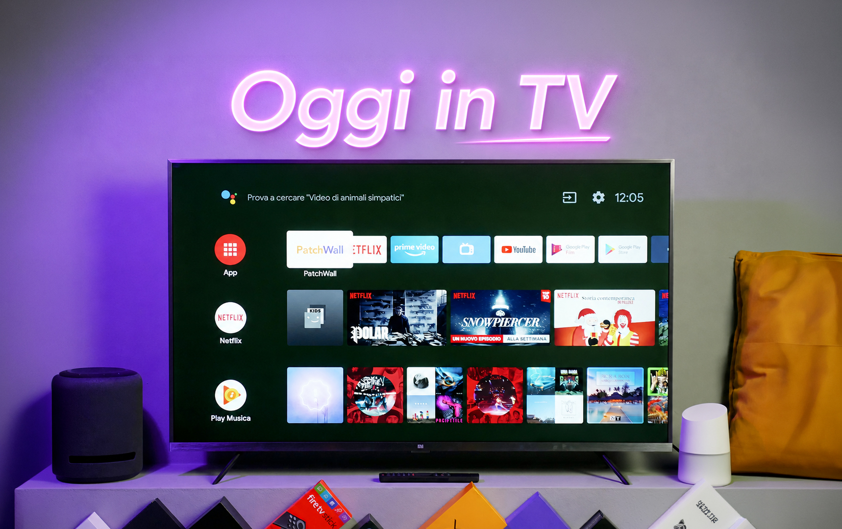 Oggi in tv