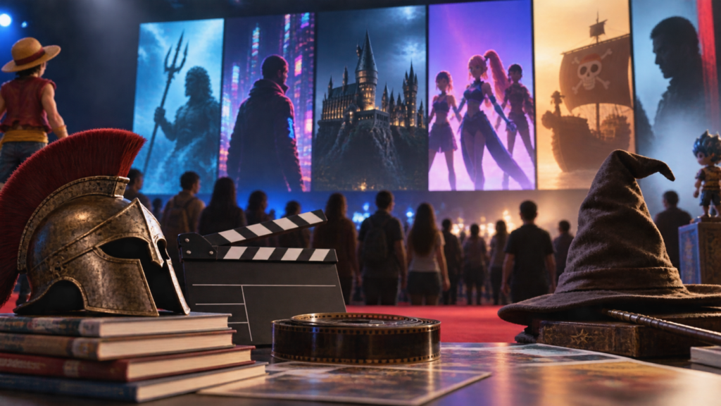 Presentazione del programma dell'Area Movie a Lucca Comics 2026.