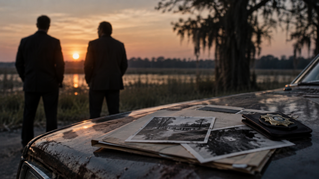Woody Harrelson and Matthew McConaughey in True Detective.