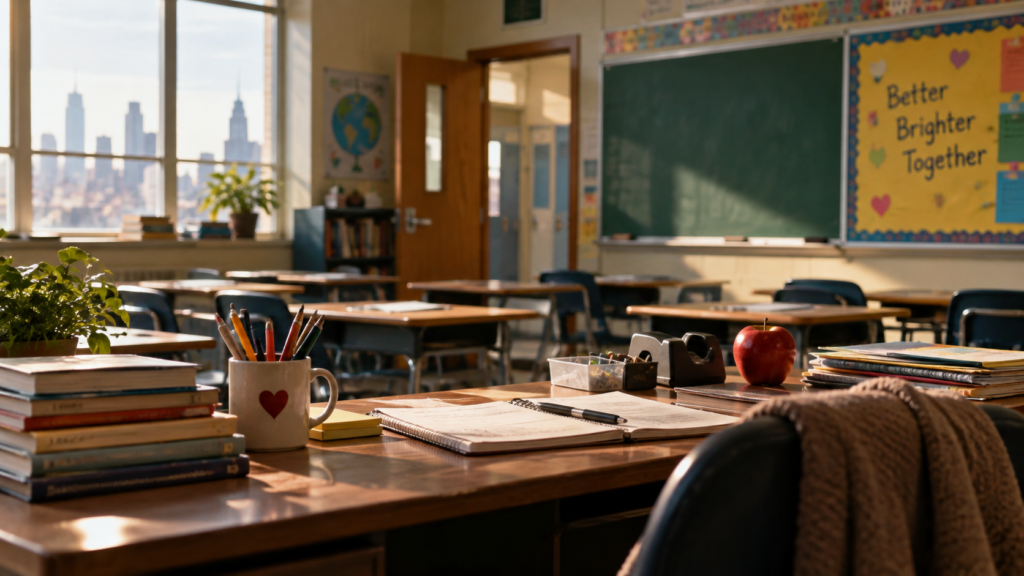 Insegnanti di Abbott Elementary nella scuola pubblica.