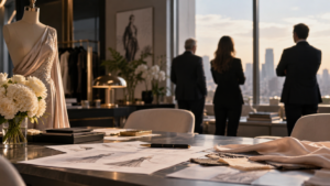 Personaggi di Beautiful in una scena drammatica