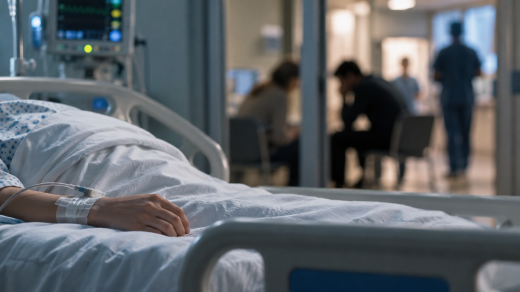 Momenti di tensione in ospedale per Asiye