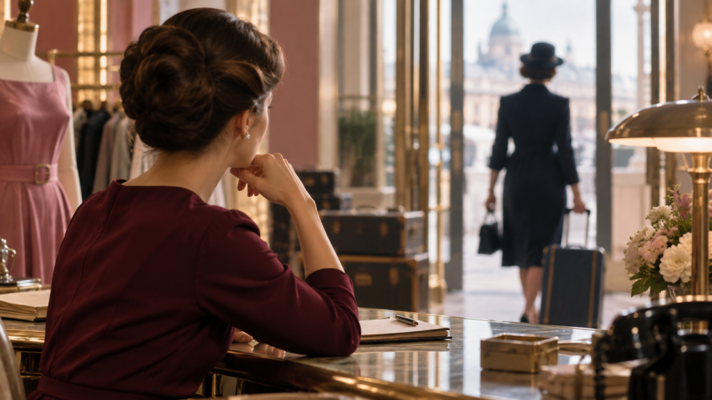 Carla approfitta della partenza di Adelaide a Roma