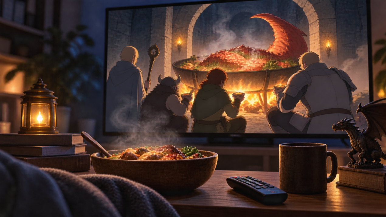 Dungeon Food 2, Netflix mostra Falin e Kabru: l'anime arriva a ottobre 2027