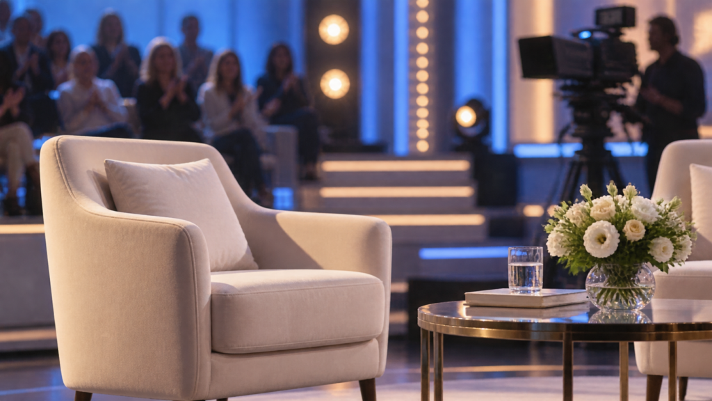 Francesca Fialdini conduce il talk show domenicale