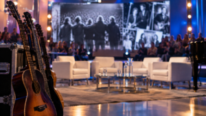I Pooh ospiti nello studio di Domenica In.
