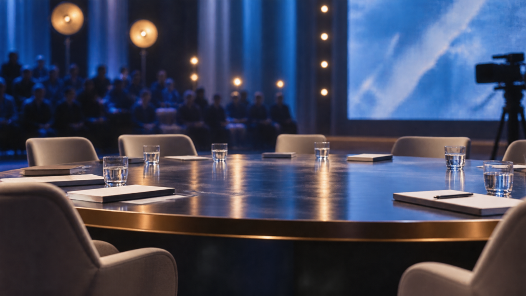 Fabio Fazio conduce Il Tavolo in prima serata.