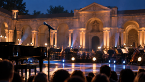Il trio musicale Il Volo a Palazzo Te.