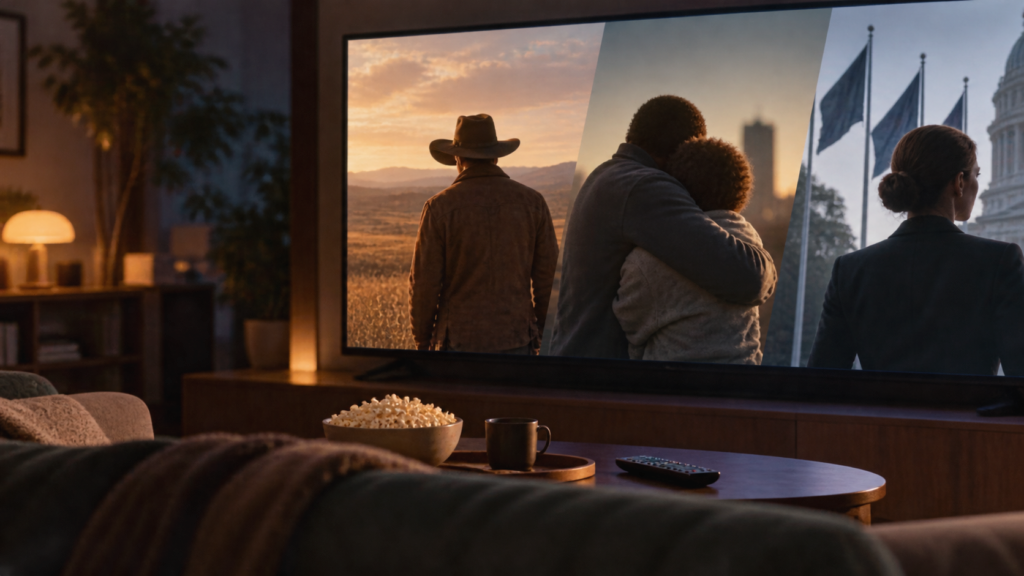 New shows and movies streaming on Netflix.