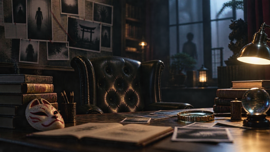 Teaser poster for supernatural thriller Night Tales Club