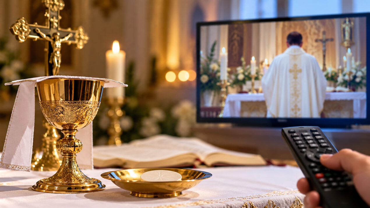 Santa Messa in TV oggi, la programmazione di Rai 1, Canale 5 e TV2000