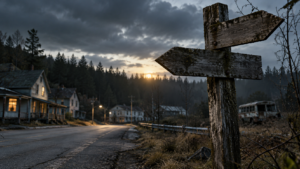 Scena della serie horror From su Netflix
