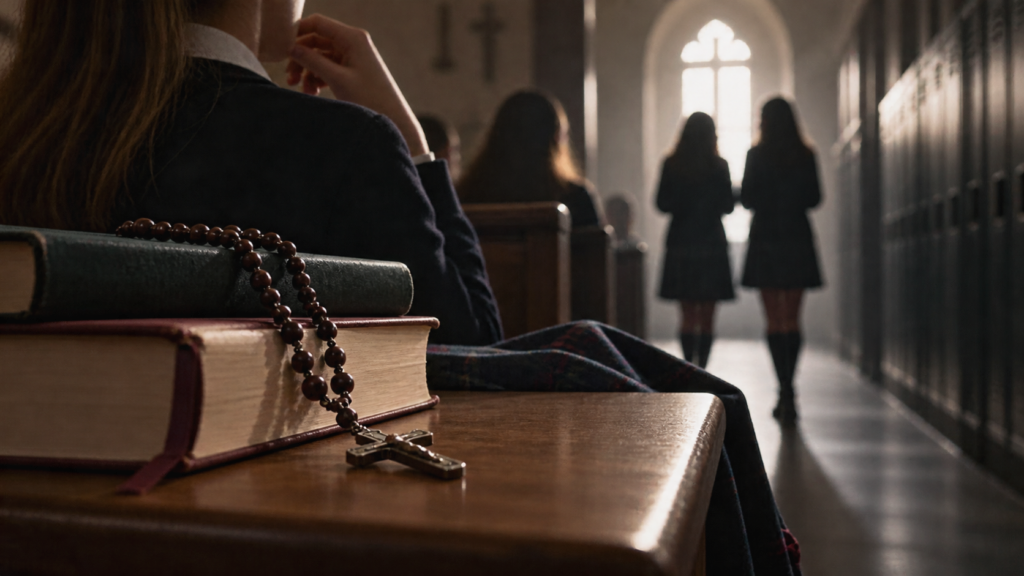 Locandina della serie thriller The Body su Netflix